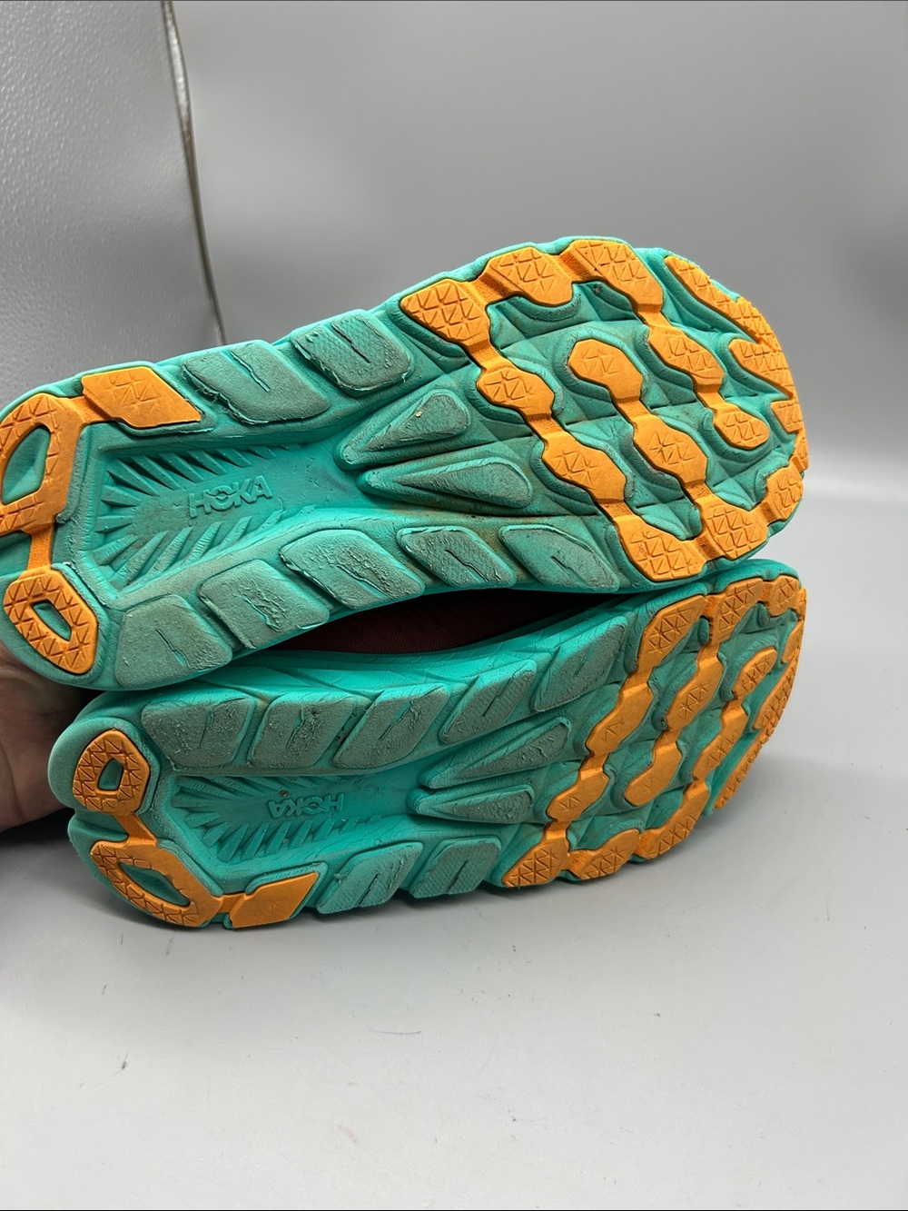 Hoka One One Rincon 3 Pink & Teal Women's Running Sneakers Size 7.5B - Picture 6 of 8
